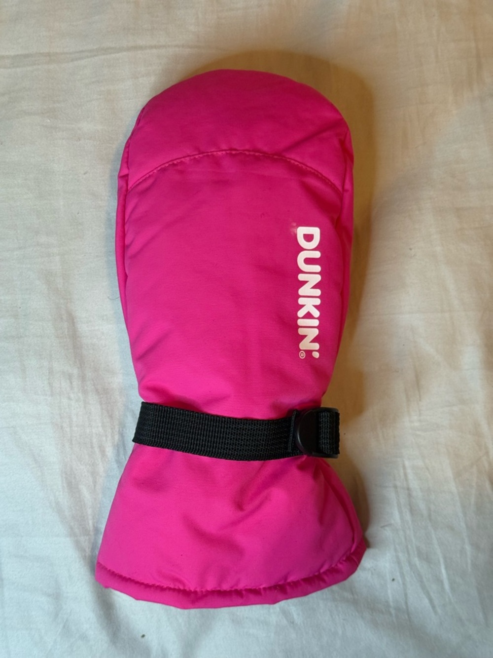 DUNKIN Hot Pink Winter LEFT Mitten
